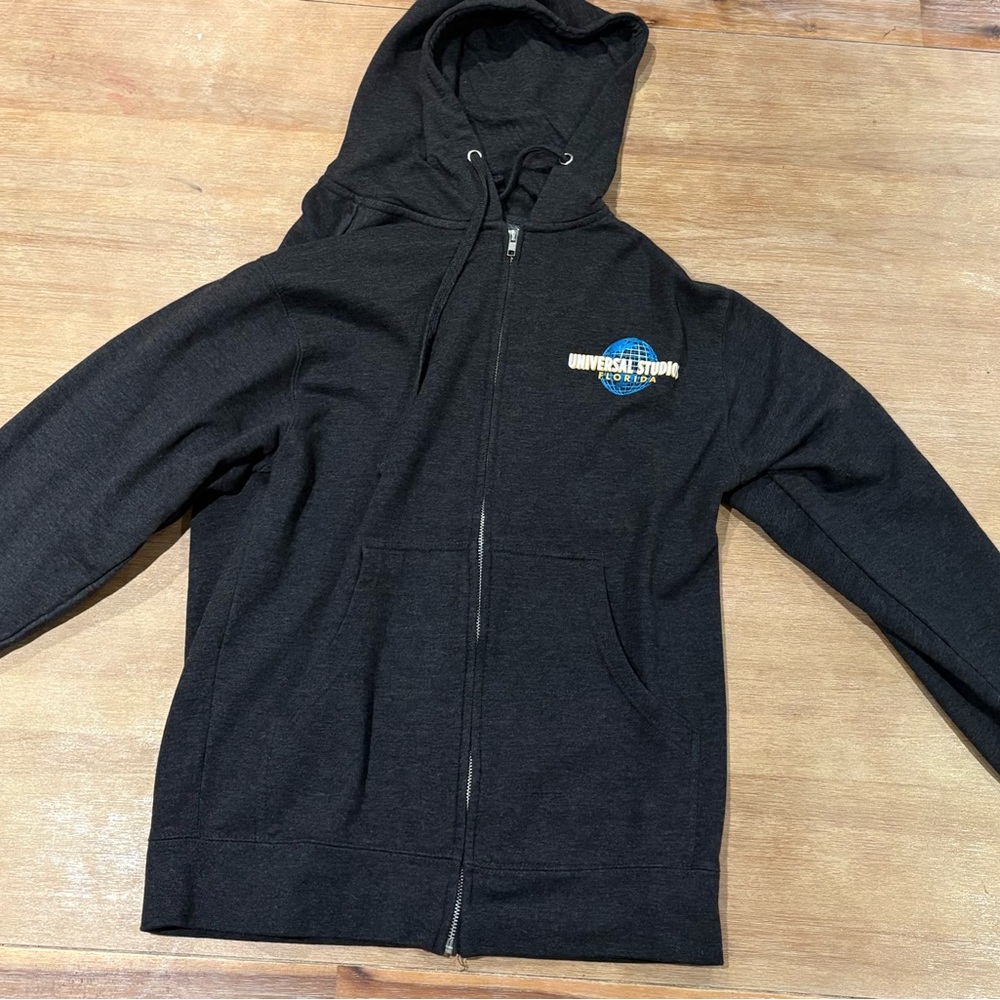 Universal Studios Black Zip-Up Hoodie